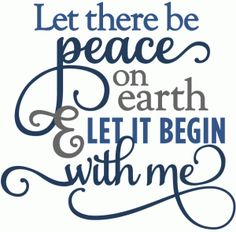 Let There Be Peace on Earth – St. Luke's